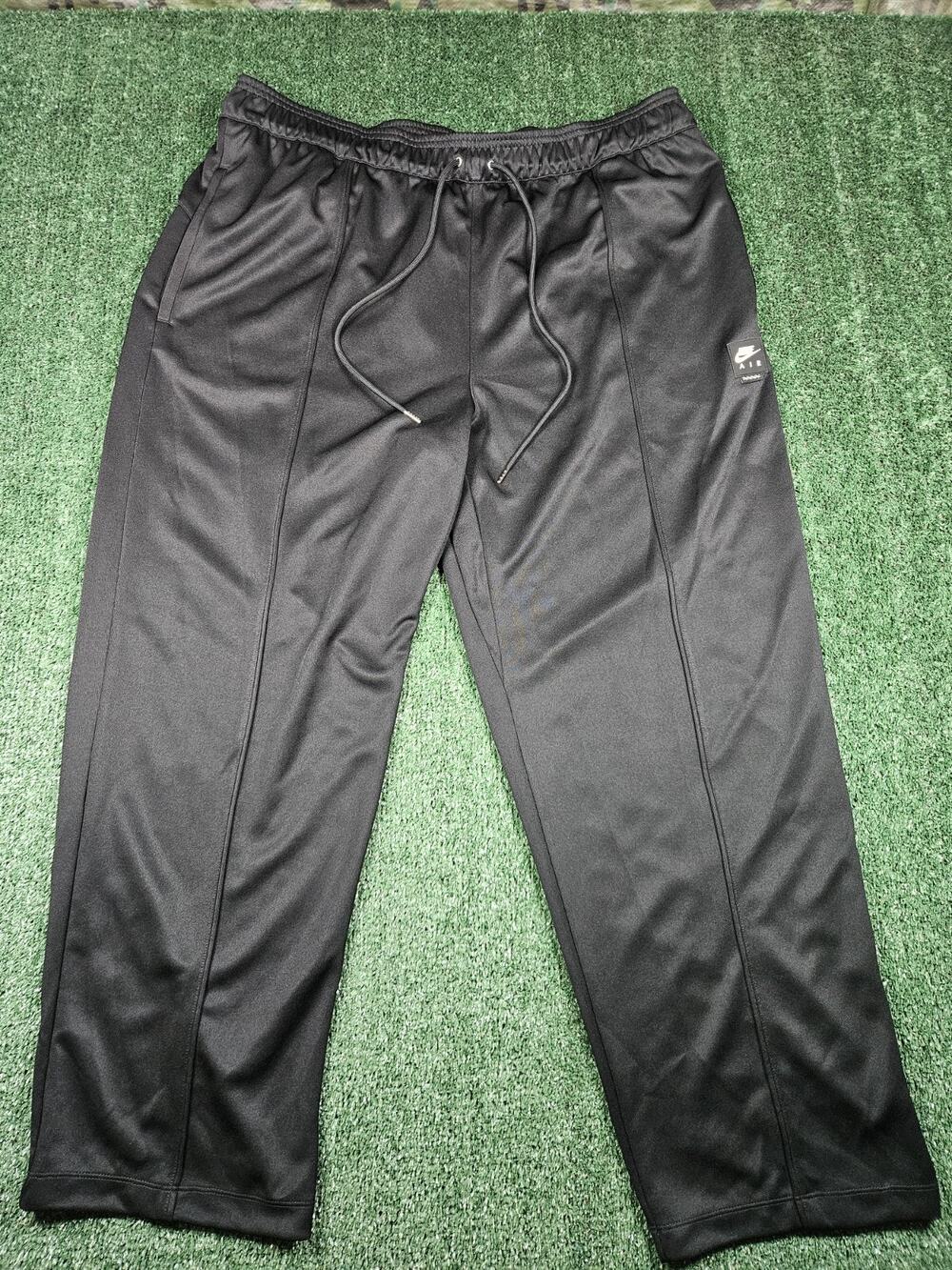 Nike Sportswear Air Pants Mens XXL Black Poly-Knit Track Straight Leg IB2147-010